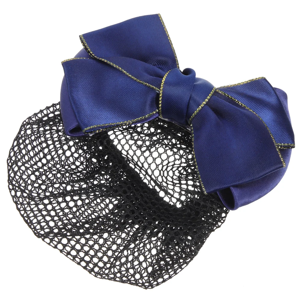 Bun Hair Net Bowknot Bun Hair Cover for Bank Clerk Nurse Stewardess Dancer