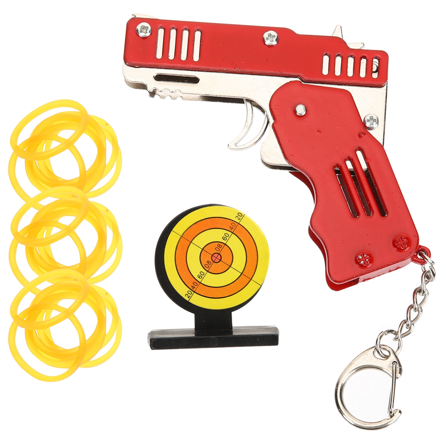 Rubber Band Launcher Toy Shooter Plaything Educational Shooter Toy with Rubber Bands