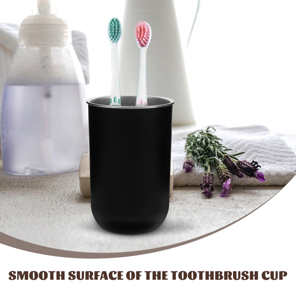 Daily Use Toothbrush Storage Cup Multi-functional Mouthwash Cup Stainless Steel Cup