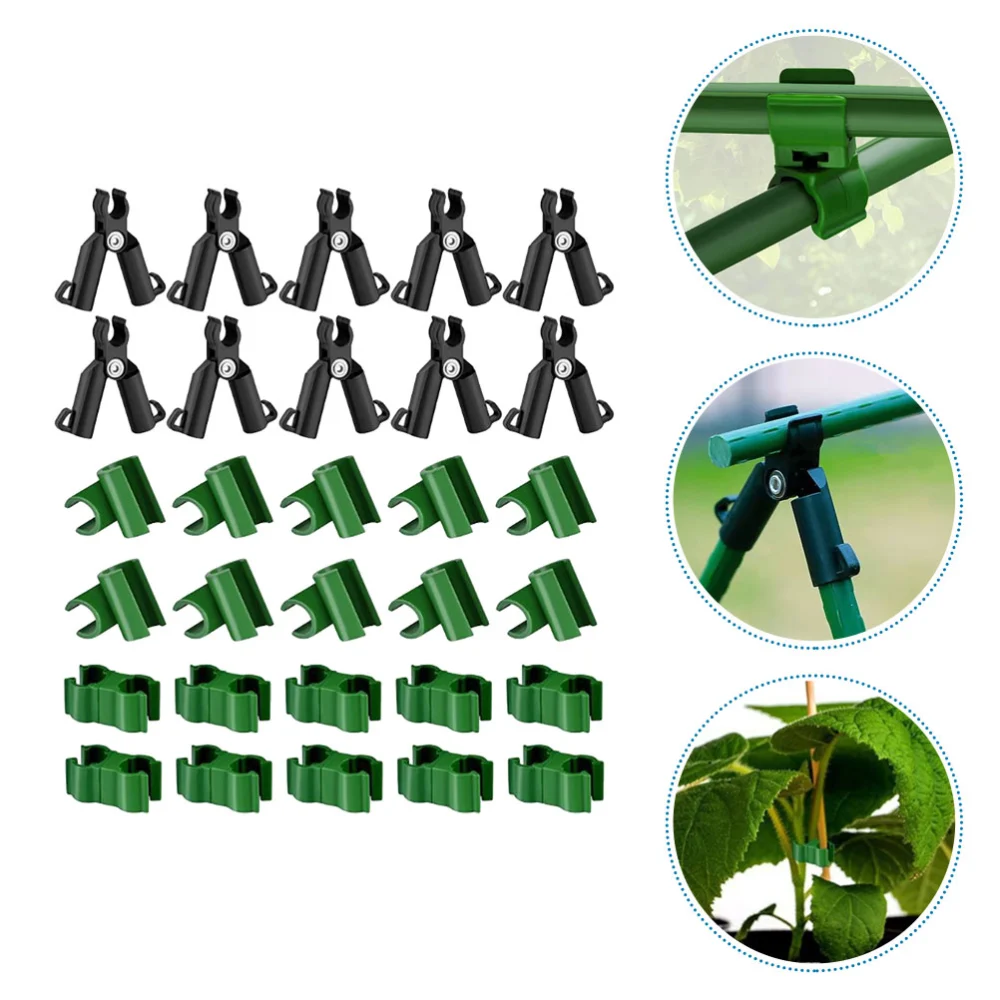 1 set of Practical Plant Trellis Fixing Clips Gardening Connecting Joint Buckles