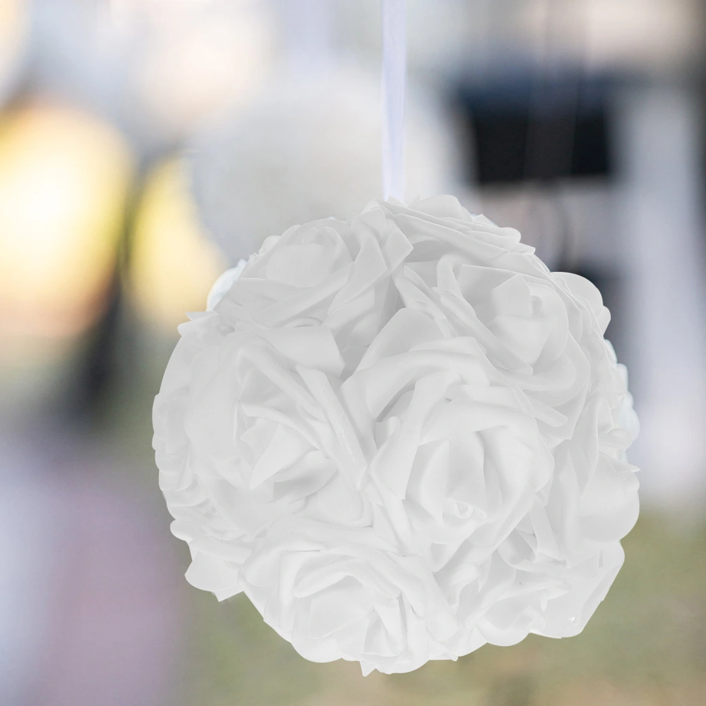 Rose Flower Ball Wedding Flower Ball Ornament Artificial Flower Balls Wedding Party Decor