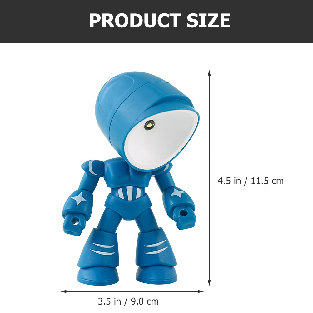 Robot Lamp Decorative Night Light Adjustable Bedside Light For Home Office