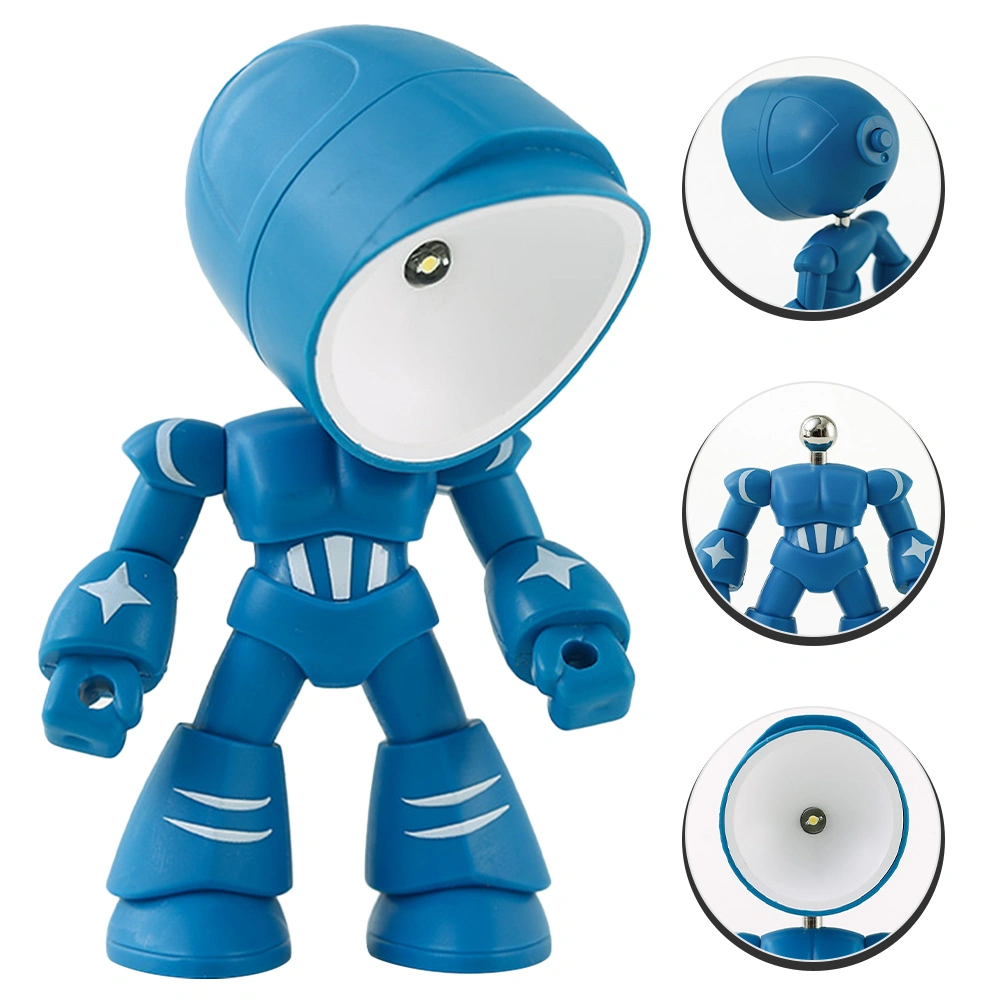 Robot Lamp Decorative Night Light Adjustable Bedside Light For Home Office