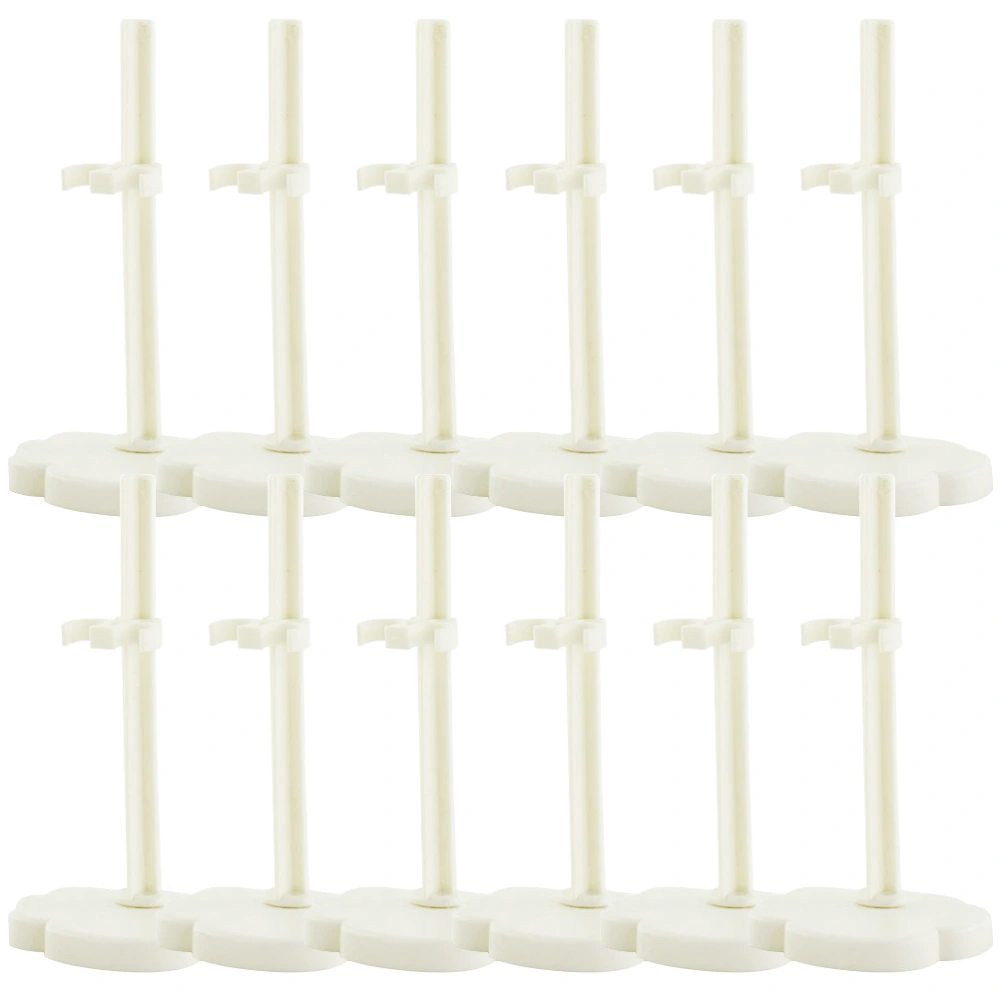 12pcs Doll Display Supports Baby Girls Doll Stands Mini Figure Stands Dolls Holders