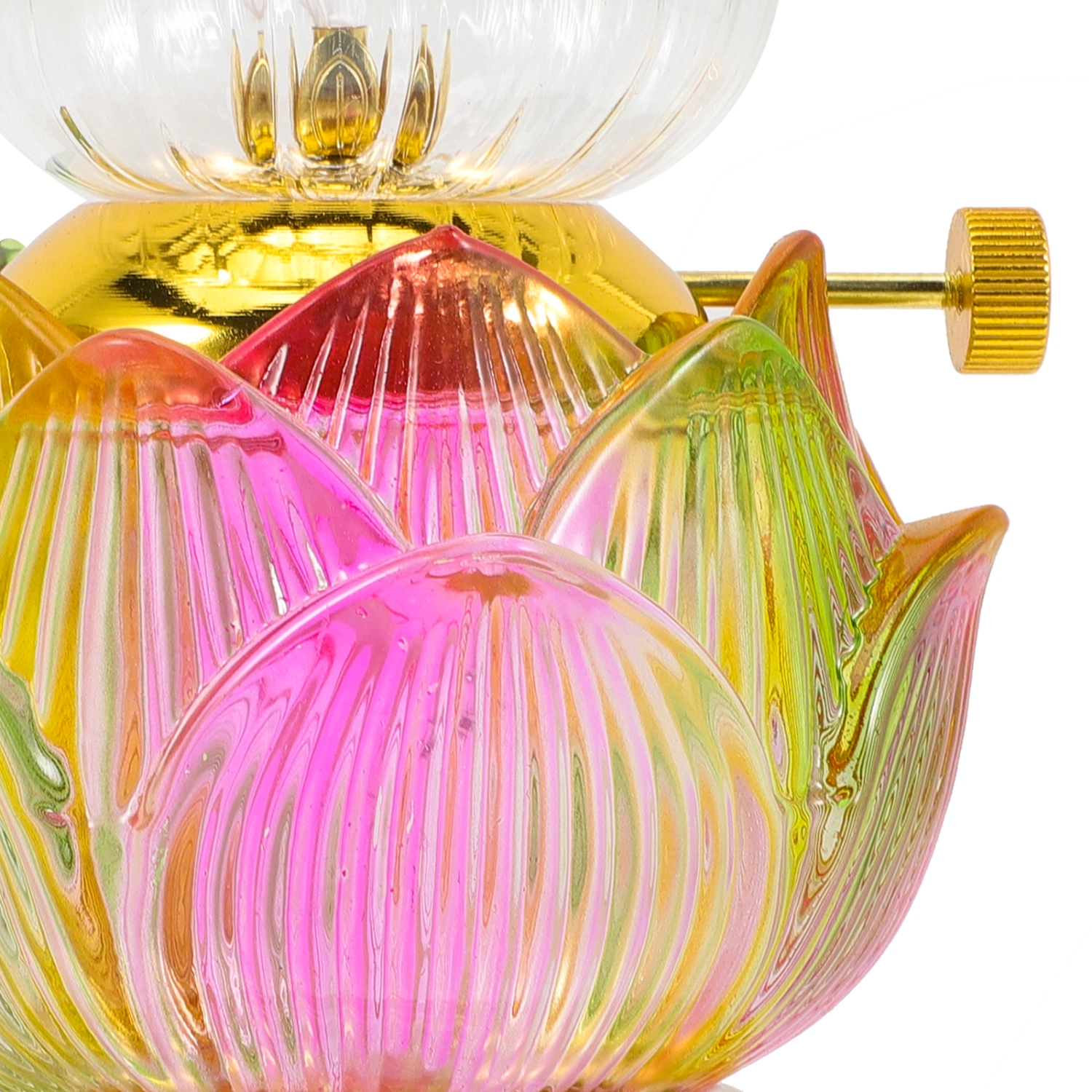 Candle Stand Portable Clear Lamp Temple Use Retro Candlestick Household Light Supplement