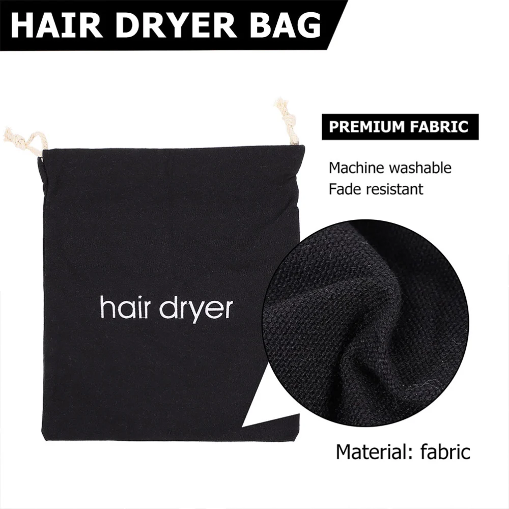 4Pcs Travel Hair Dryer Drawstring Bags Hair Dryer Storage Pouches Universal Hair Dryer Carriers