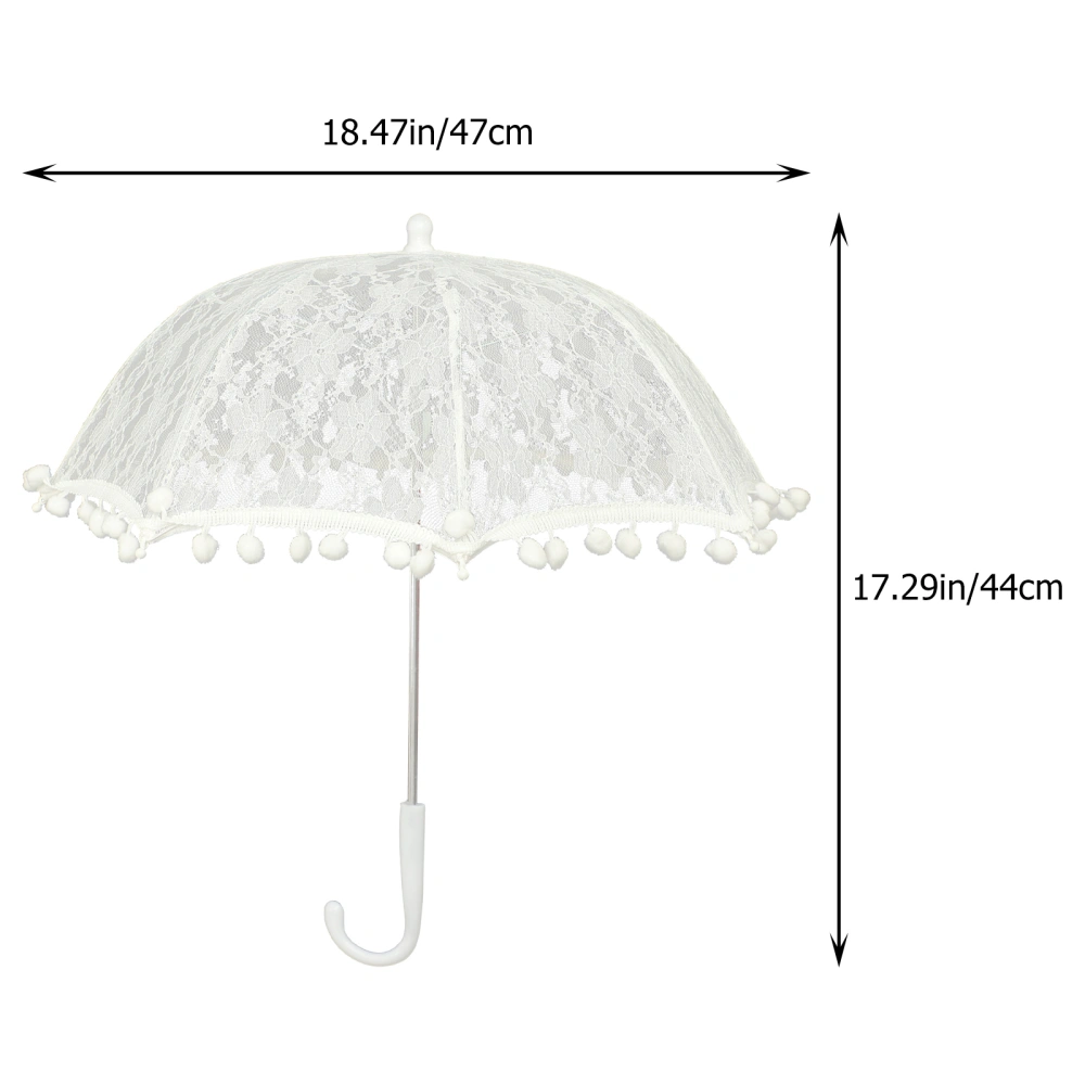 Handheld Parasol Bride Parasol Dance Lace Umbrella Decoration Wedding Accessories