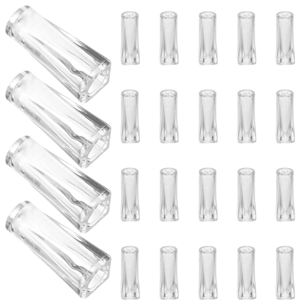 20pcs Clear Cord Tassels Knob Window Hanging Blind Ball Pulls Cord Drops