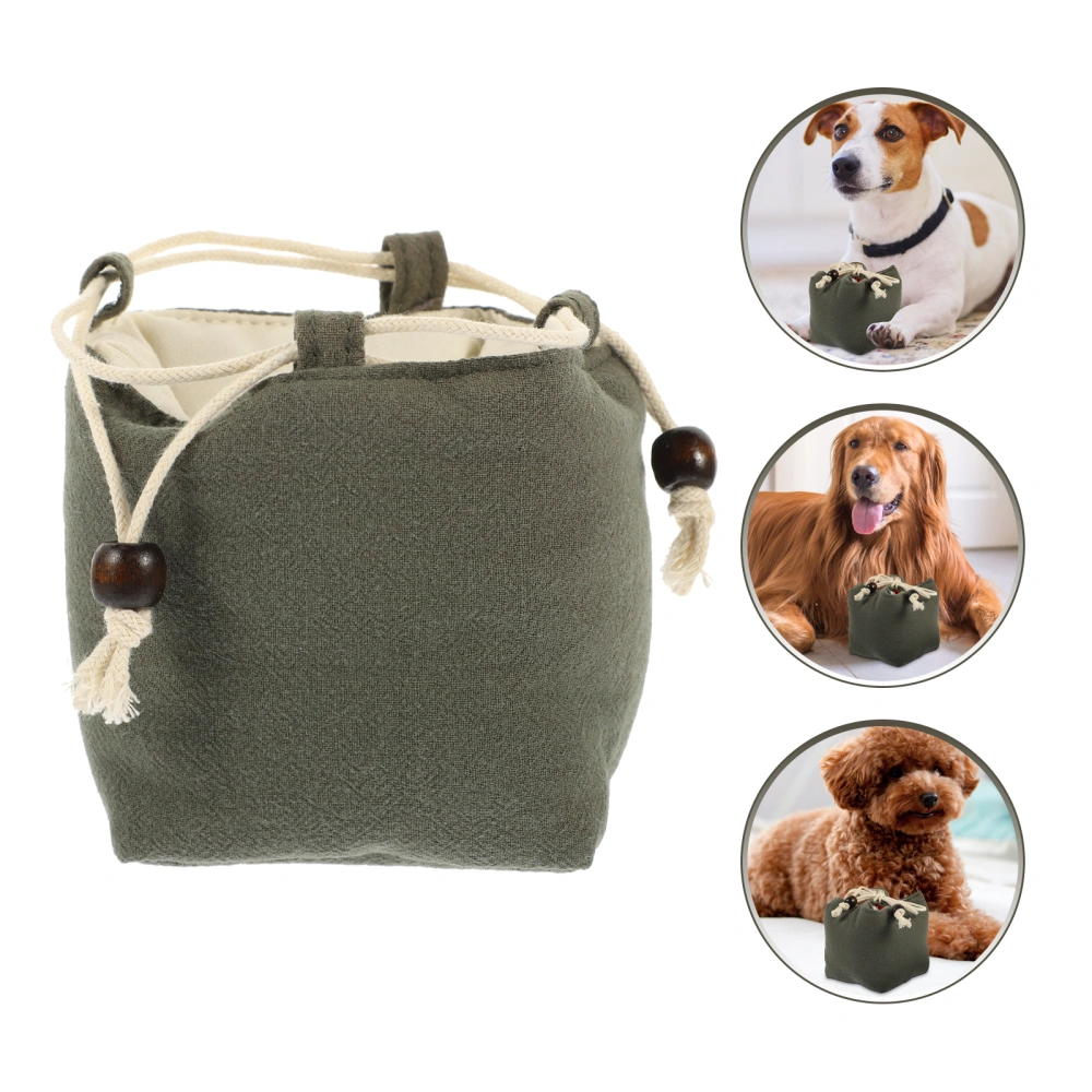 Dog Treat Pouch Small Dog Training Bag Dog Snack Storage Pocket Treat Carrying Bag