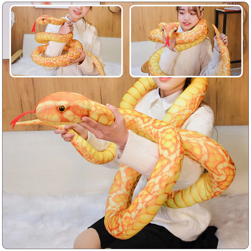 Plush Snake Toy Plush Snake Plaything Simulated Snake Toy Animal Plush Plaything