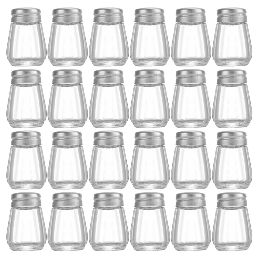 30Pcs Salt Pepper Shaker Mini Portable Condiment Holders Kitchen Seasoning Containers