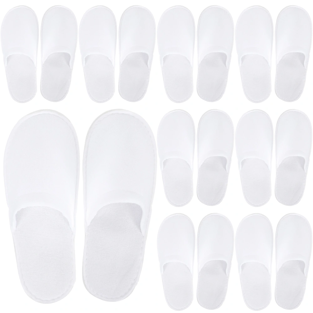 20 Pairs Disposable Slippers Hotel Slippers Spa Slippers House Slippers for Guest