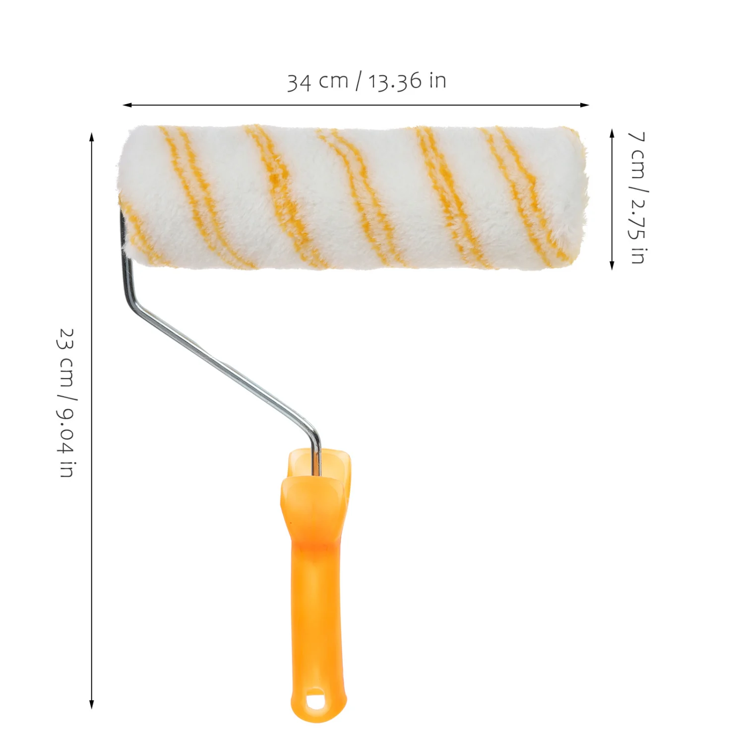 2pcs Paint Rollers Painting Roller Brushes Wall Painting Brushes Paint Roller Tool