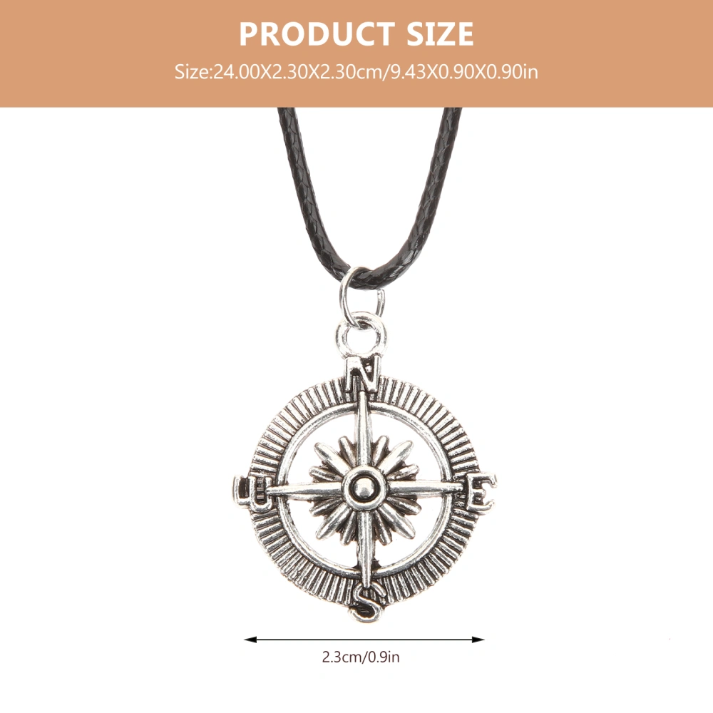 Compass Necklace Male Personalized Necklace Men Neck Chain Cool Neck Jewelry