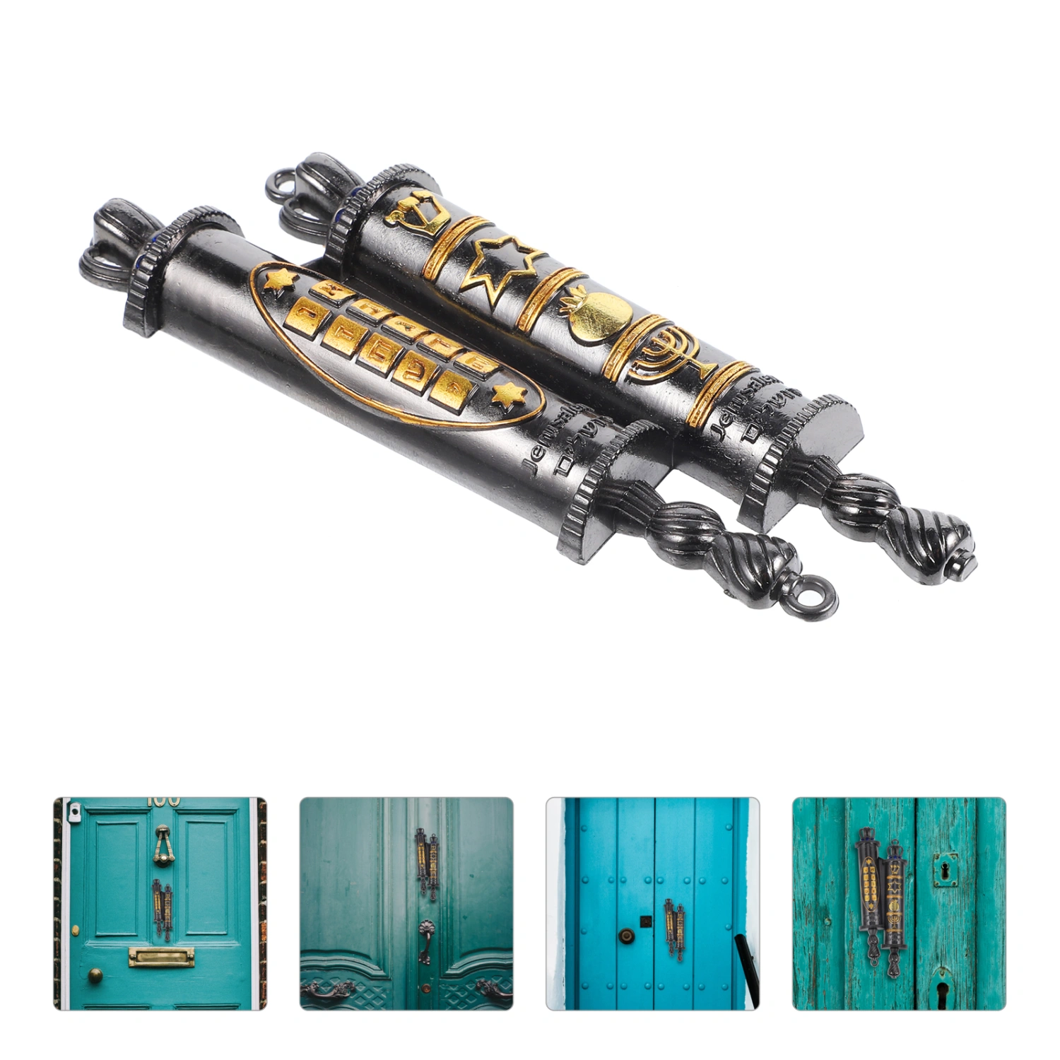 Vintage Mezuzah Doorpost  Mezuzah Decor Door Mitzvah Mezuzah Plaque Gift