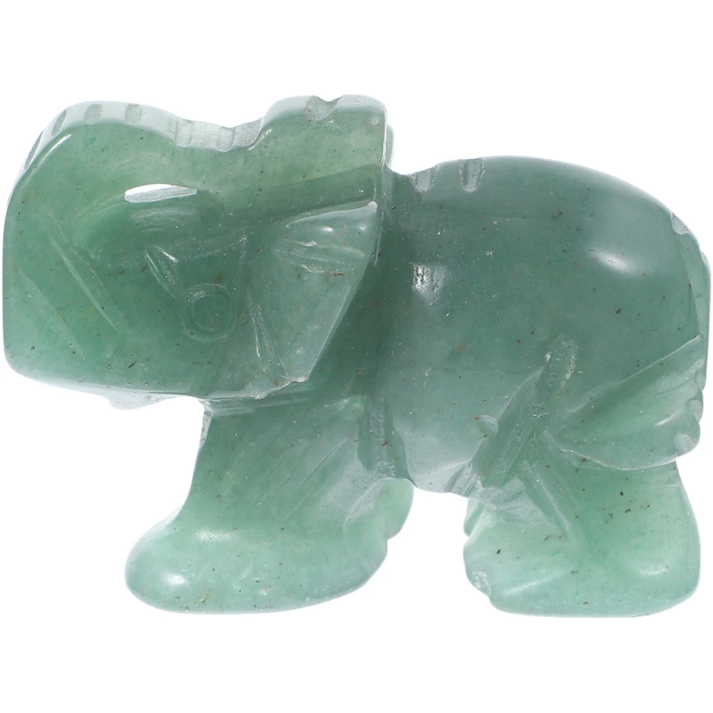 Elephant Statue Crystal Elephant Sculpture Crystal Elephant Figurine Animal Crystal Decoration