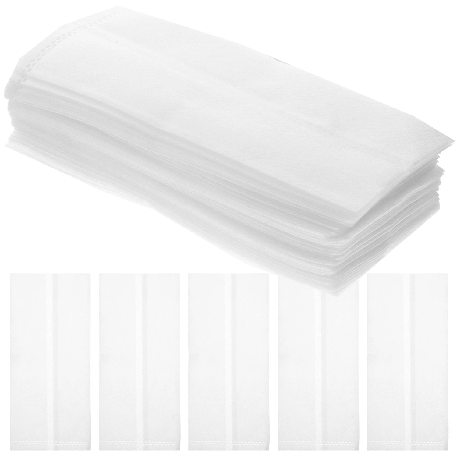 100Pcs Plant Growing Bags Non-woven Nursery Bags Biodegradable Fabric Grow Breeding Bags
