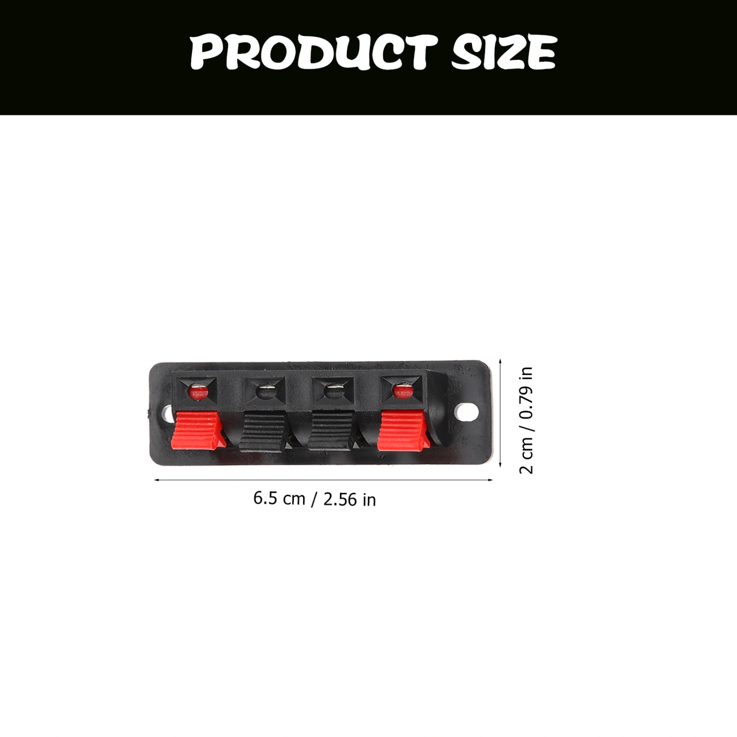 6pcs Speaker Terminal Connectors Stereo Speaker Terminal Wiring Board Switch Plate
