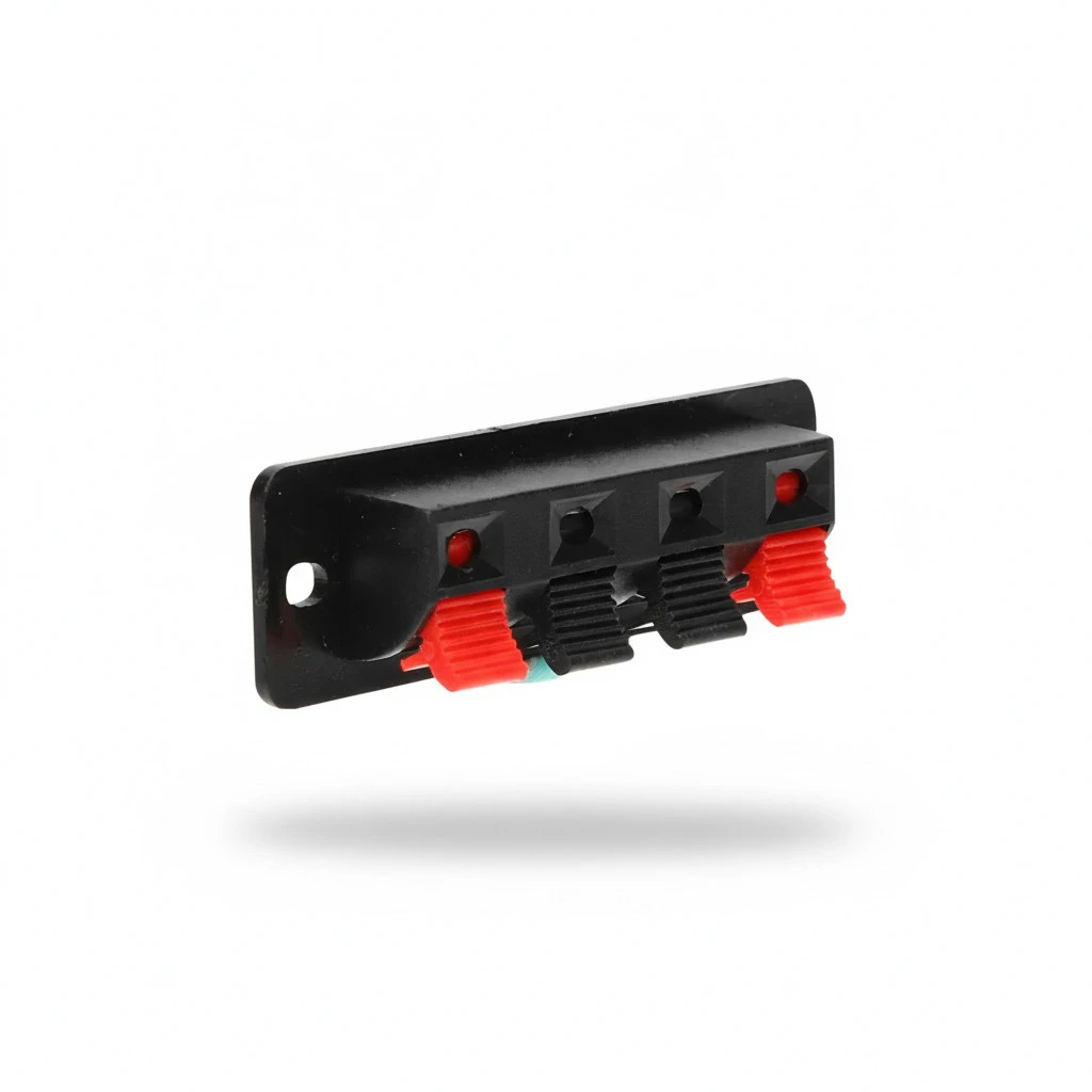 6pcs Speaker Terminal Connectors Stereo Speaker Terminal Wiring Board Switch Plate