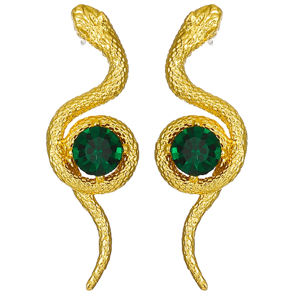 1 Pair Snake Earrings Stud Earrings Personalized Earrings Cool Earrings for Women