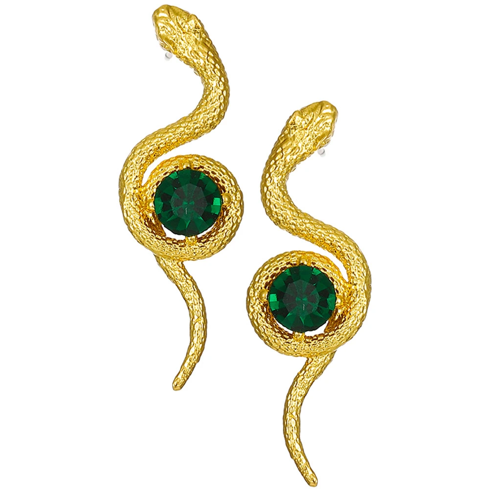 1 Pair Snake Earrings Stud Earrings Personalized Earrings Cool Earrings for Women