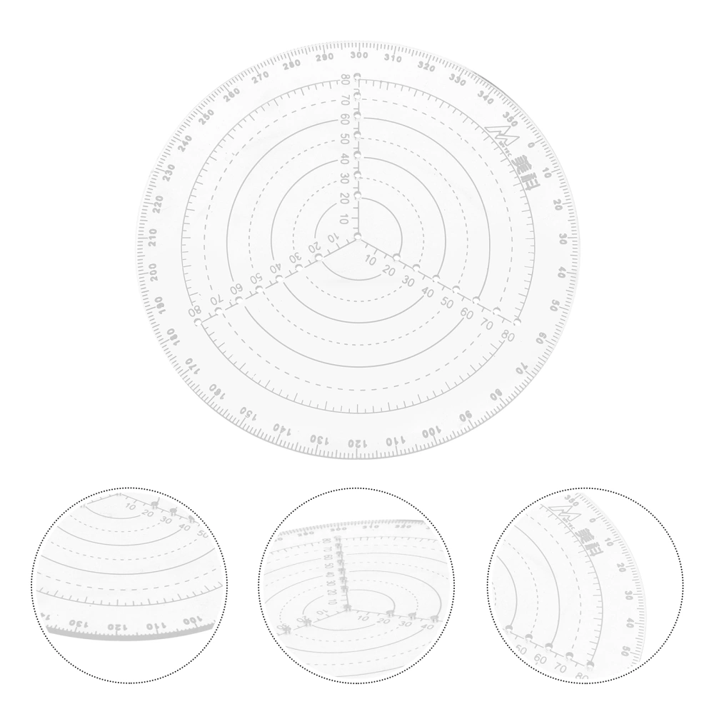 Center Finder Circle Ruler Drawing Circle Tool Circle Template Drafting Tool Size S