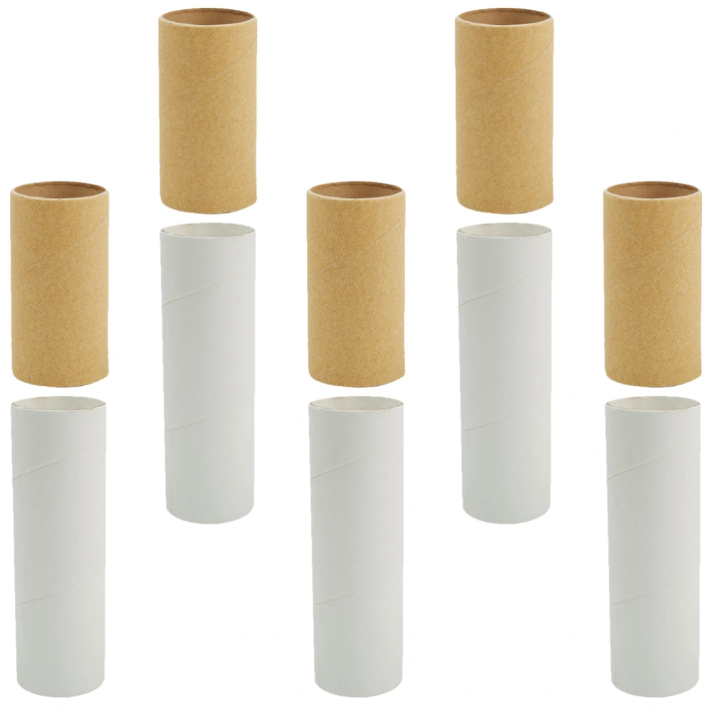 20pcs DIY Paper Tubes Paper Roll Tubes Round Paper Tubes Kids DIY Arts Paper Tubes