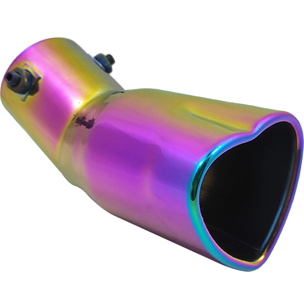 Heart Shaped Exhaust Tip Replacement Muffler Exhaust Tip Car Exterior Accessories