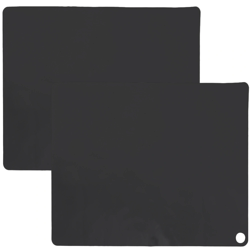 2Pcs Induction Cooktop Mats Washable Silicone Induction Cooker Mats Silicone Heat-insulation Pads