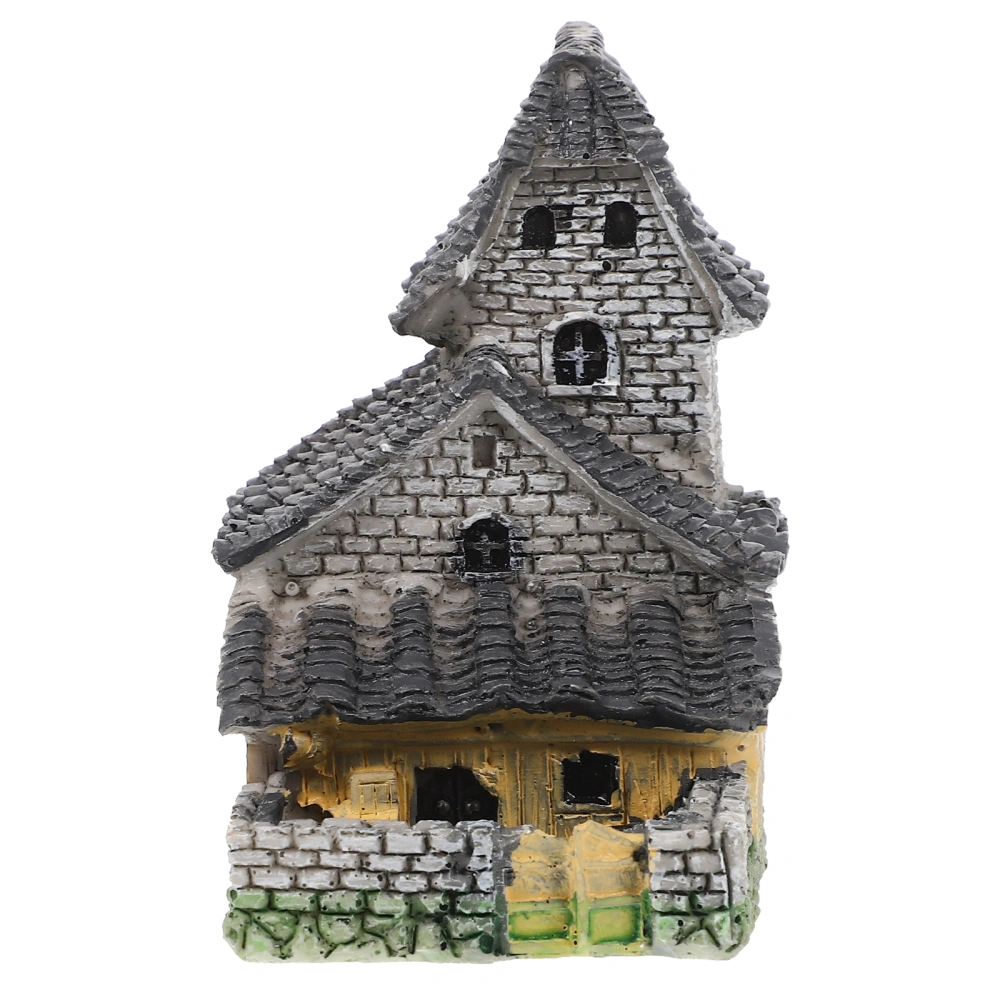 Miniature Gardening Landscape Micro Village Stone House Resin House Cottage