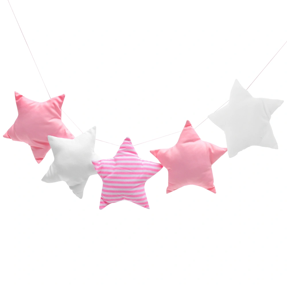 Cloth Star Pendant Bed Stringed Star Hanging Decoration Star Shape Hanging Banner