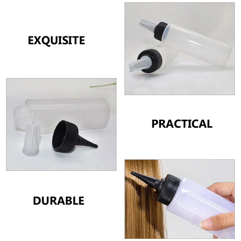 5pcs Salon Hair Cleaning Bottles Empty Bottles Squeeze Bottles Wash Washing Cleaning Bottles