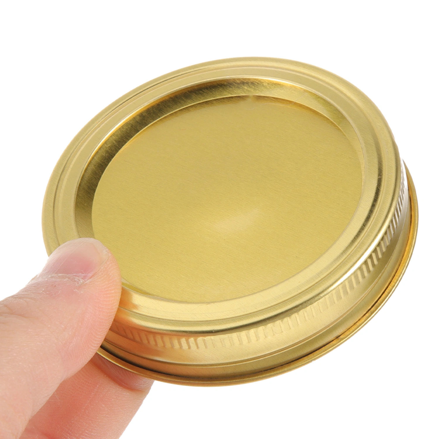 24 Sets Regular Mouth Mason Jar Lids Canning Jar Caps Metal Storage Jar Lids with Rings