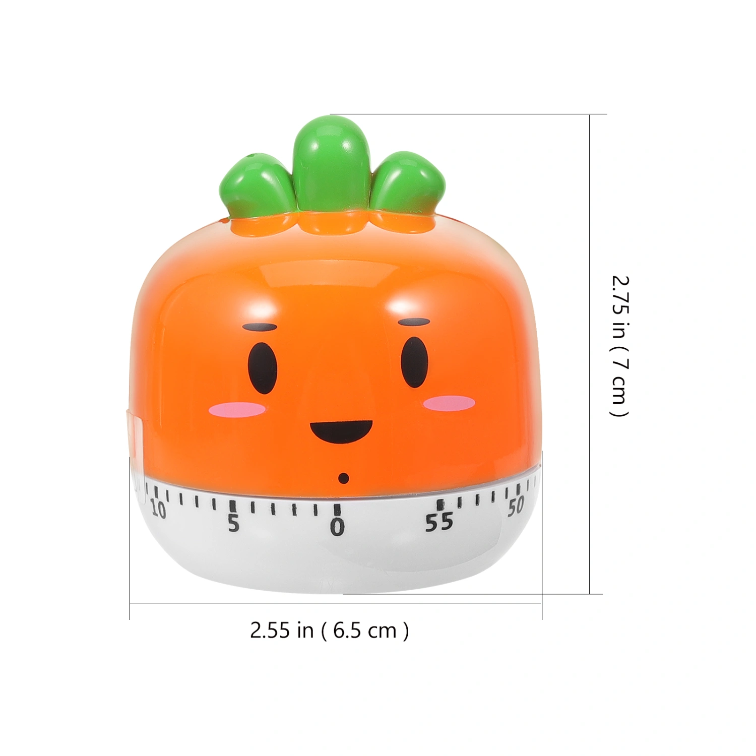Carrot Shaped Timer Cartoon Kitchen Timer Shower Timer Mechanical Baking Timer