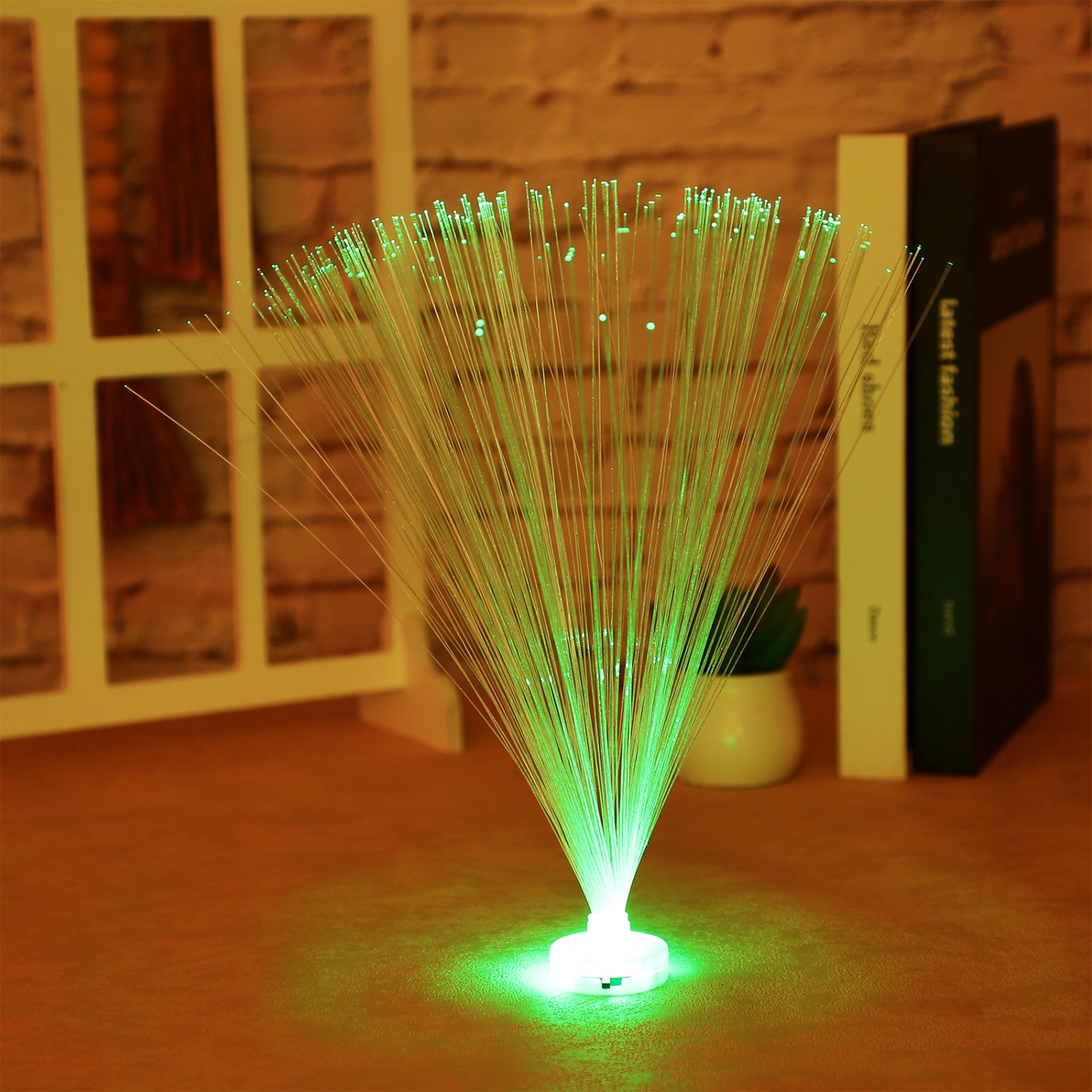 12pcs Fiber Optic Lights Color Changing LED Lamp Party Decorative Fiber Optic Lamps