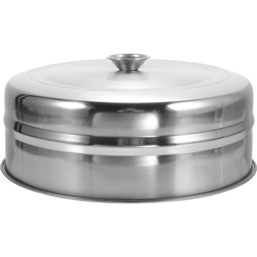 Stainless Steel Steamer Cover Steak Cover Food Serving Cover Steamer Plate Lid