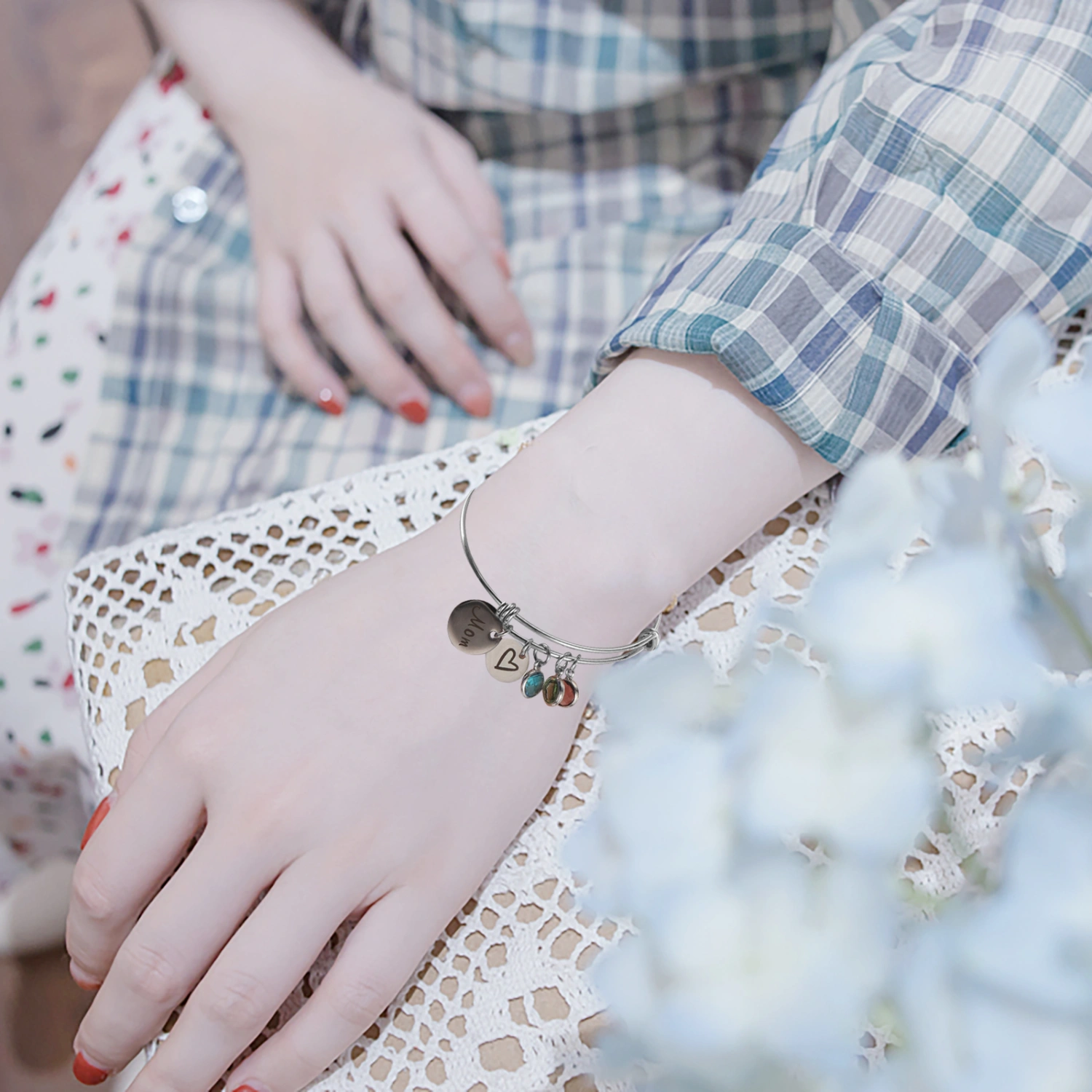 Charm Bracelet Pendant Bracelet Mother's Day Bracelet Mother Gift Bracelet for Mom