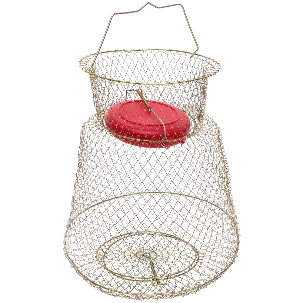 Iron Mesh Fishing Guard Fish Protective Cage Fish Basket Fishing Net Cage with Floating Bowl