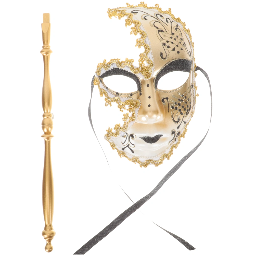 Venetian Masquerade Mask Eye Mask On Stick Handheld Masquerade Mask Photo Prop