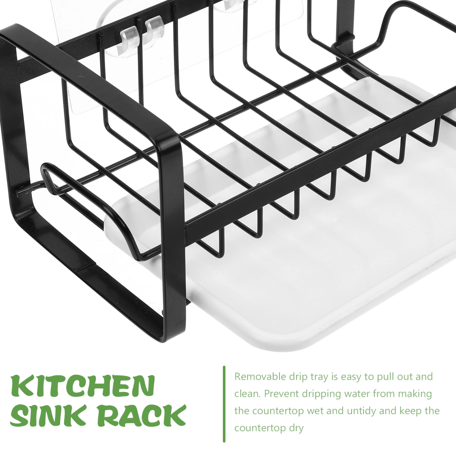 Sink Sponge Holder Wall Hanging Kitchen Sink Organizer Soap Dish Dispenser