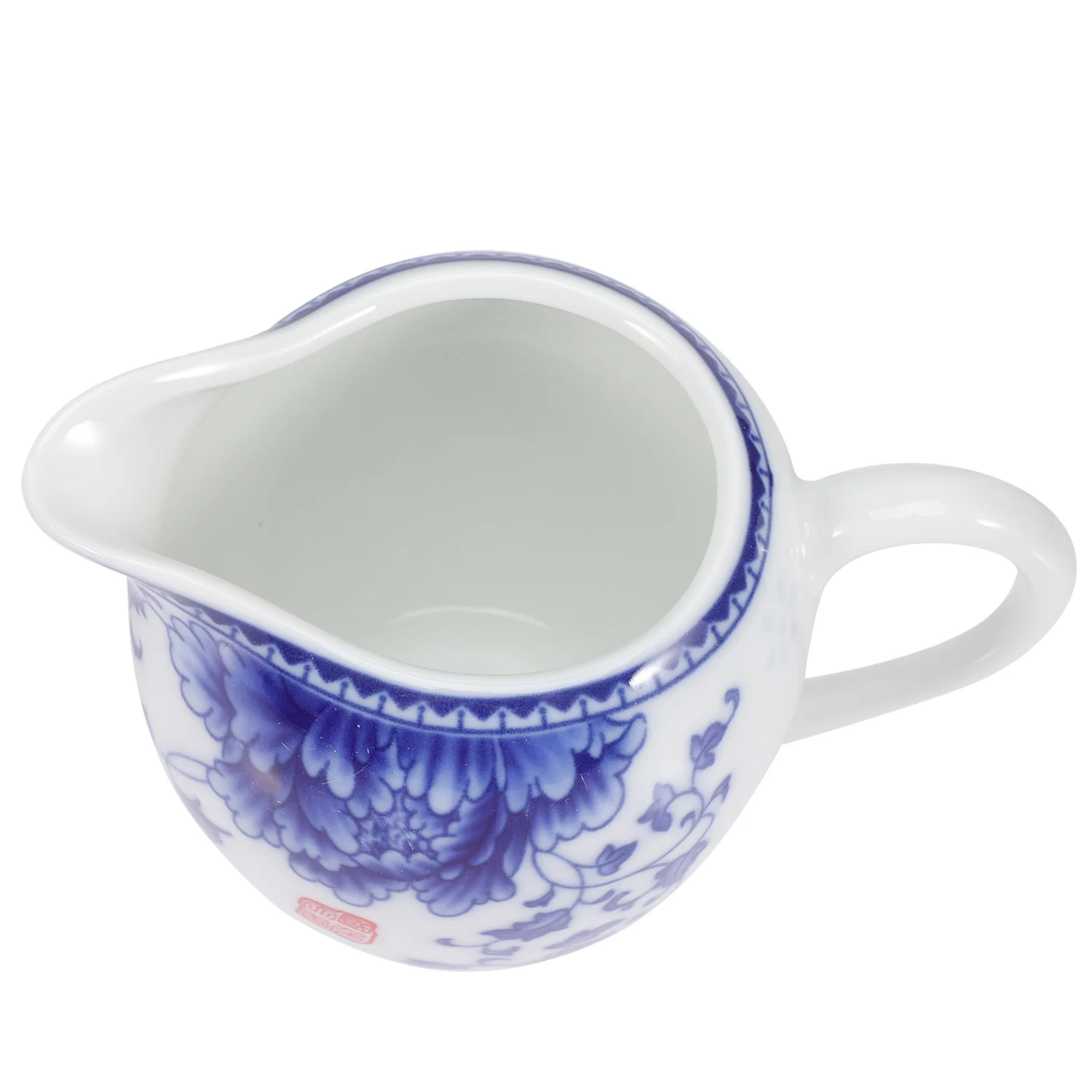 Sauce Container Sauce Jug Blue and White Milk Sauce Cup Ceramic Gravy Boat Gravy Container(200ml)