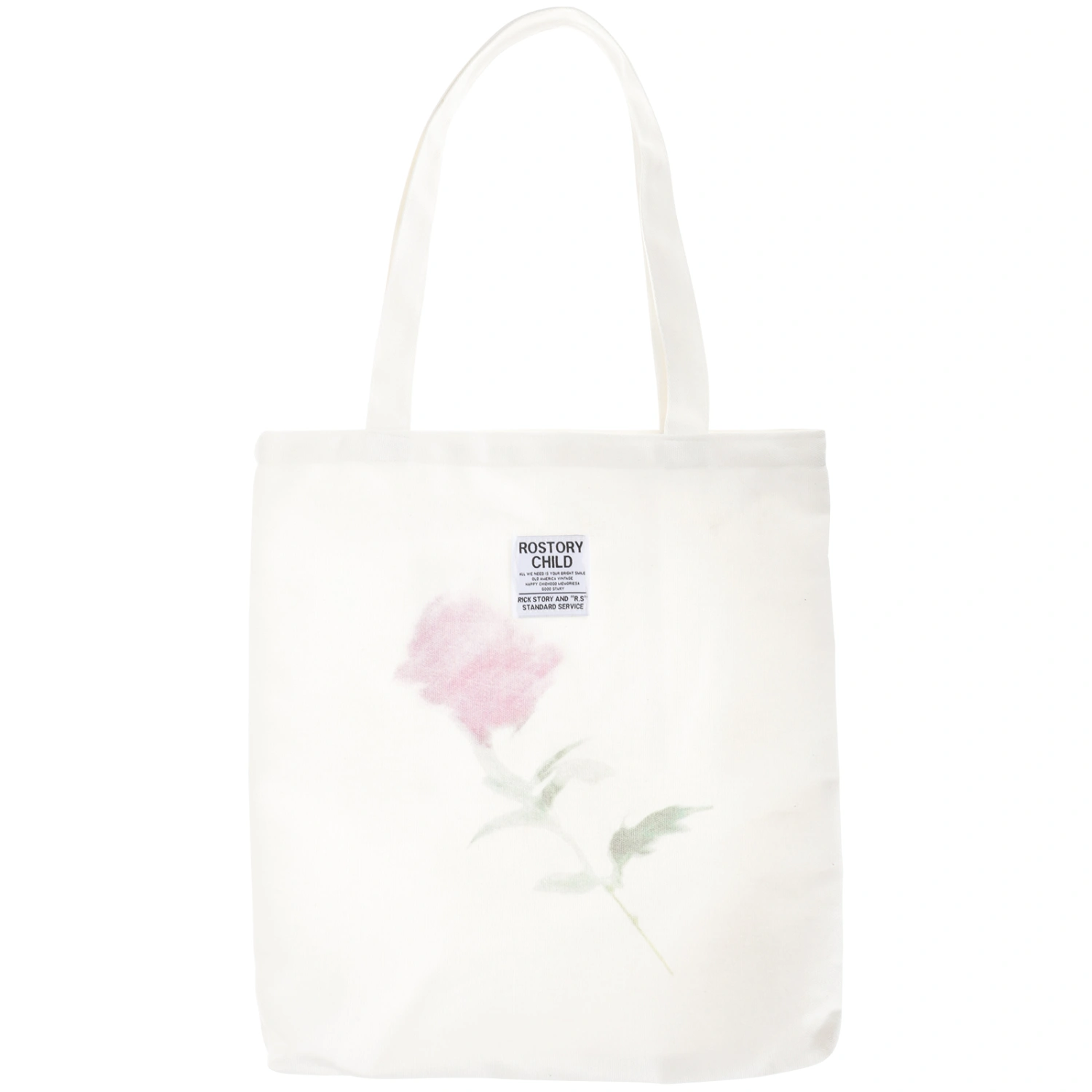 Reusable Tote Bag Canvas Flower Tote Bag Shopping Bag Makeup Bag for Girls Women