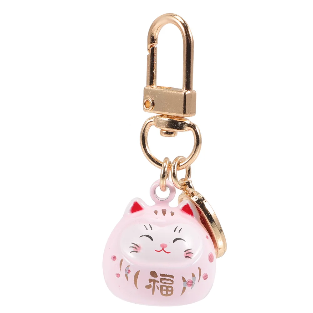 Japanese Style Cat Keychain Charm Blessing Cat Pendant Bag Hanging Decoration