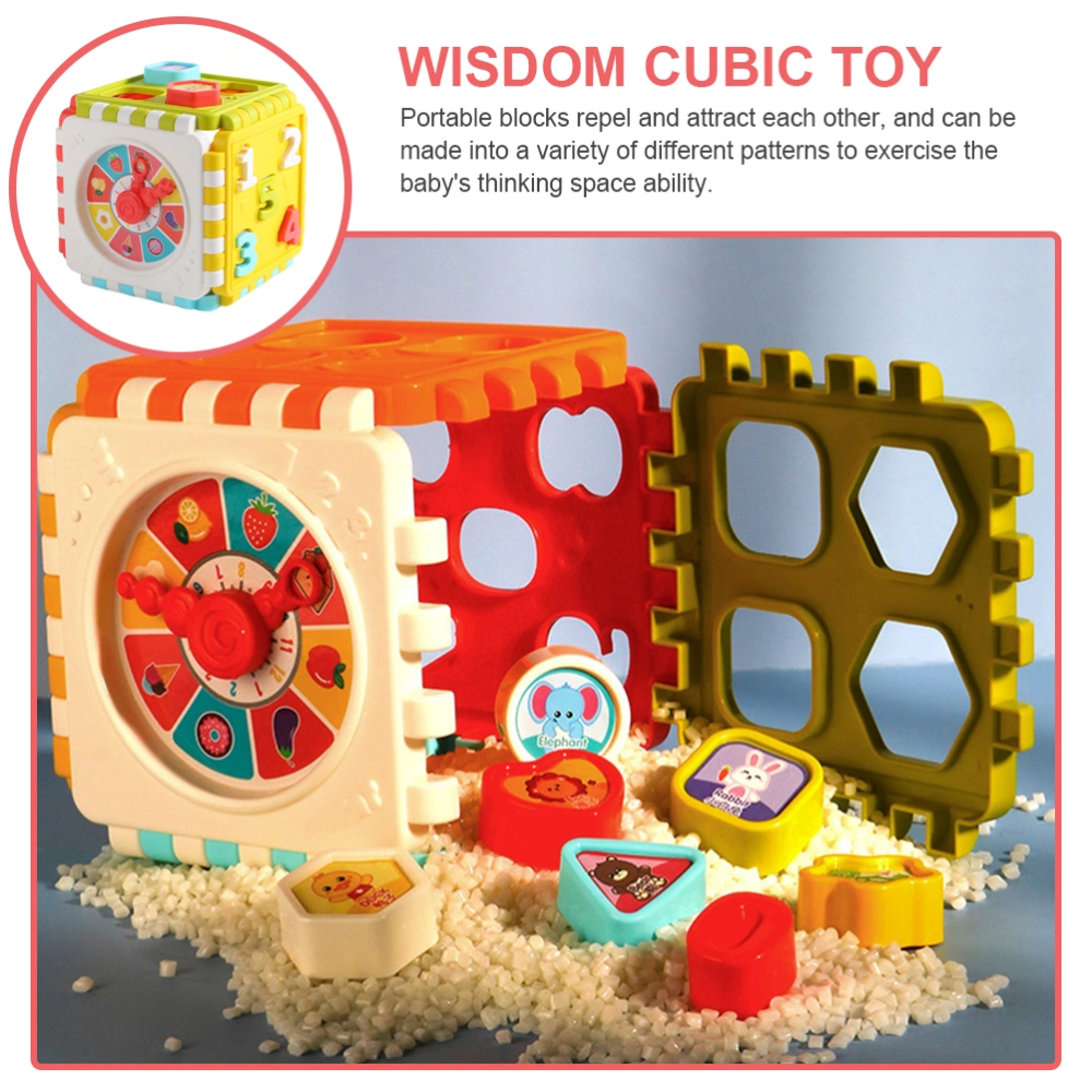 Assembled Intelligent Block Toddler Toy Wisdom Cubic Toy Adorable Toy for Kids Children