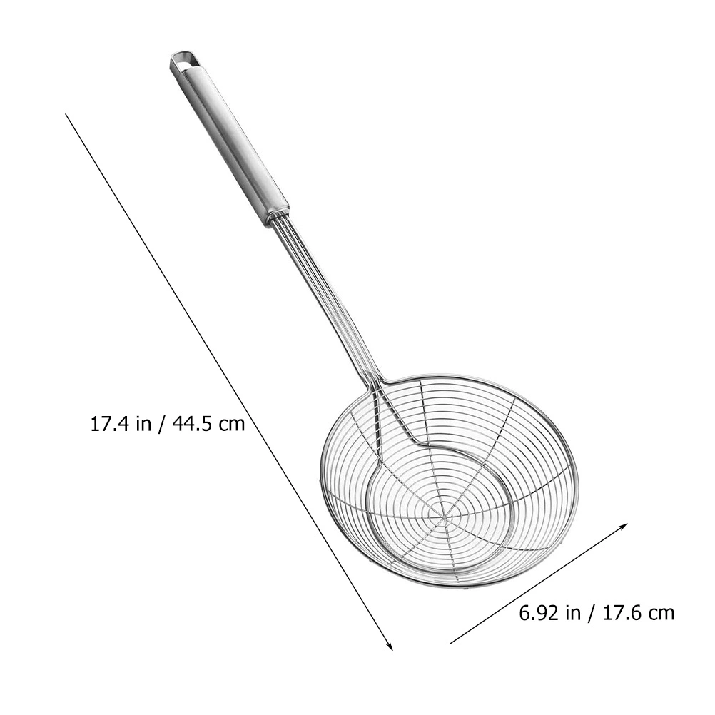 Food Strain Colander Hot Pot Strainer Spoon Stainless Steel Slotted Spoon Pasta Spoon