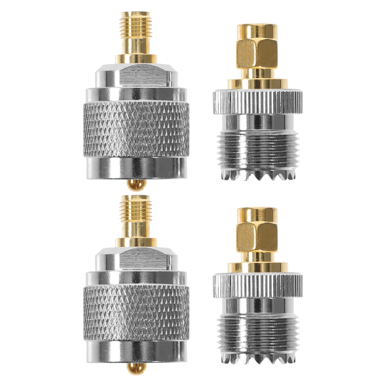 1 Set Sma Adapter Sma To Uhf Jack Electronics Rf Coaxial Adapter Test Converter
