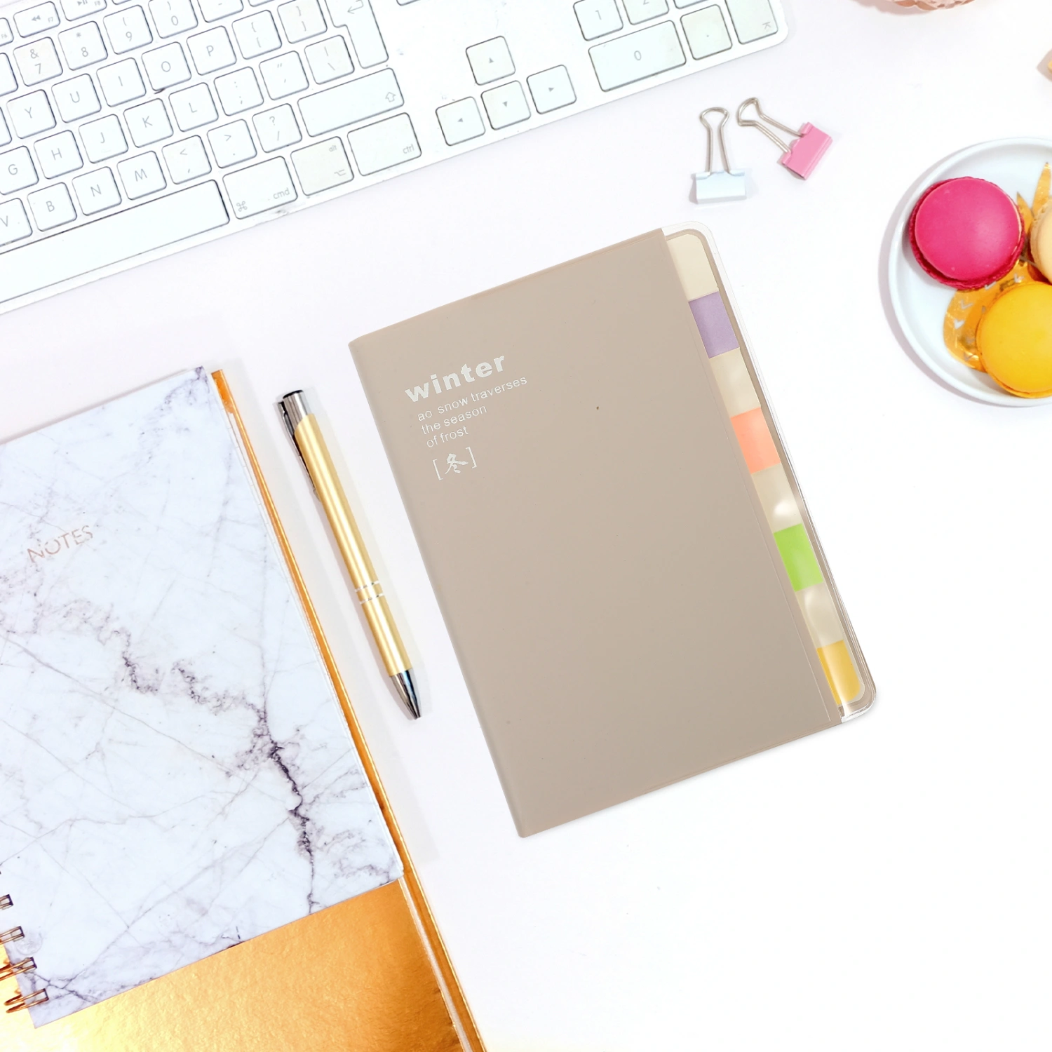 Decorative Notebook Notepad with Tabs Colored Tab Diary Notebook Diary Notepad for Students