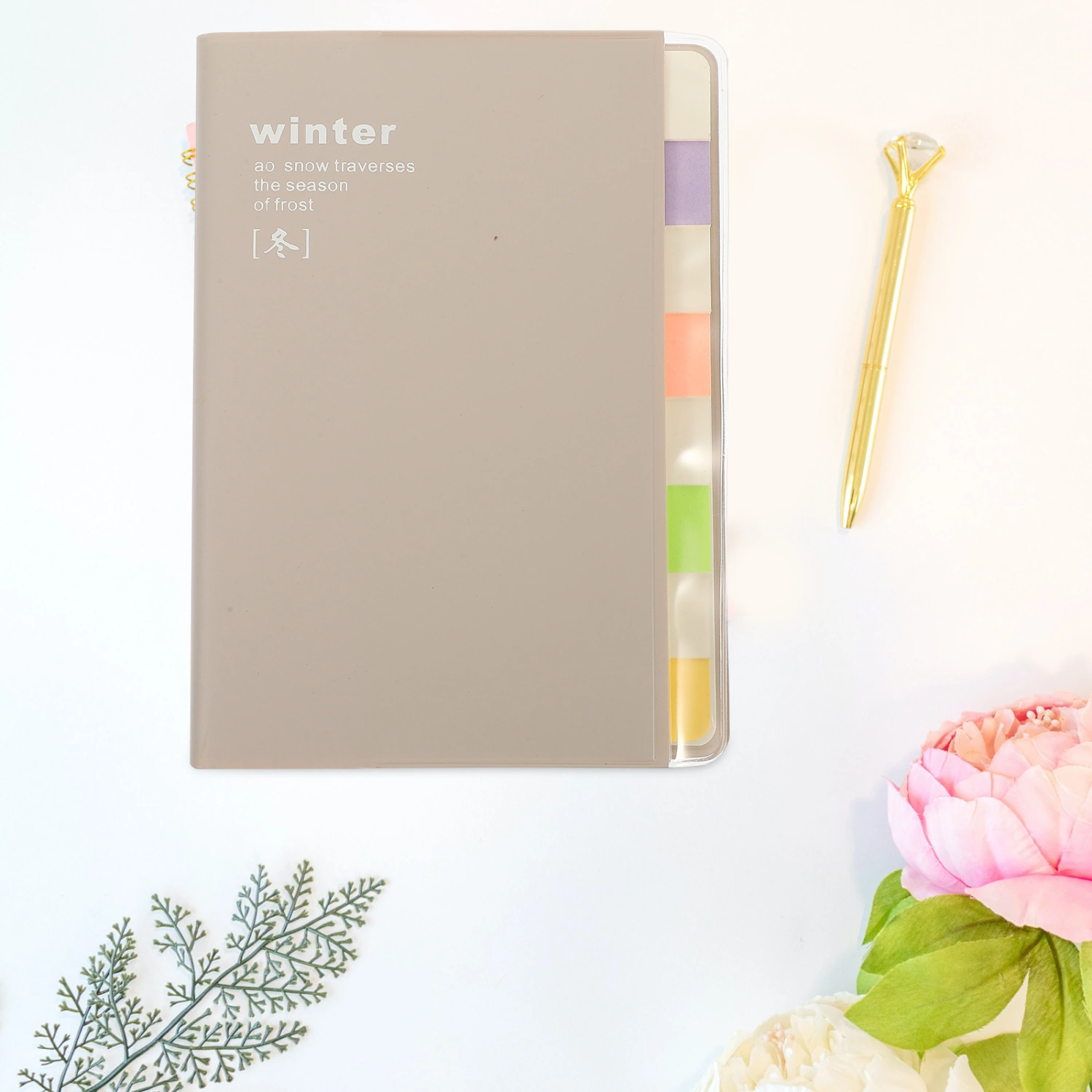 Decorative Notebook Notepad with Tabs Colored Tab Diary Notebook Diary Notepad for Students