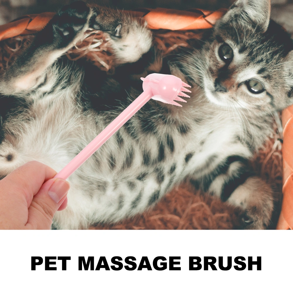 Scratch Brush Pet Massage Brush Puppy Cleaning Brush Grooming Brush for Cat