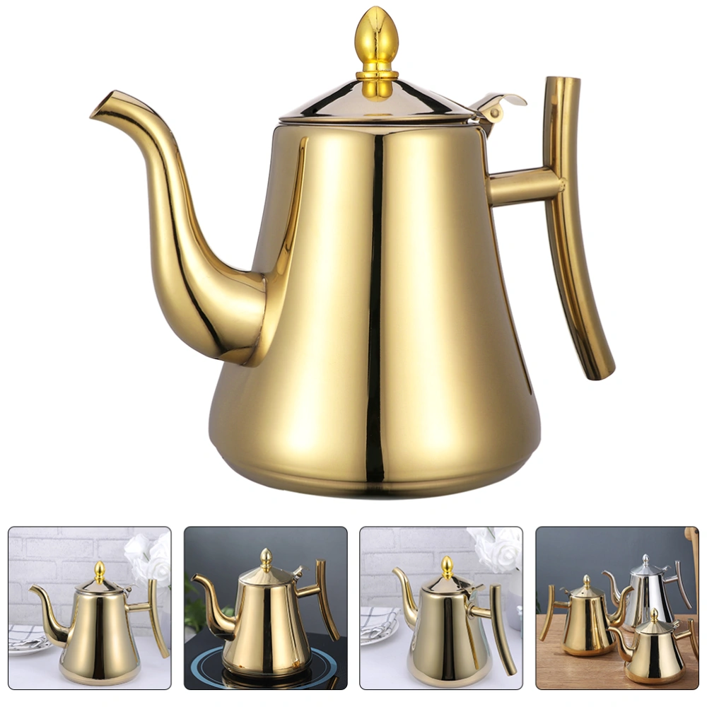 Stainless Steel Kettle Cold Water Pitcher Household Oil Pot Restaurant Soup Kettle with Strainer